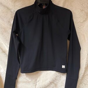 Vuori Black Turtleneck Top